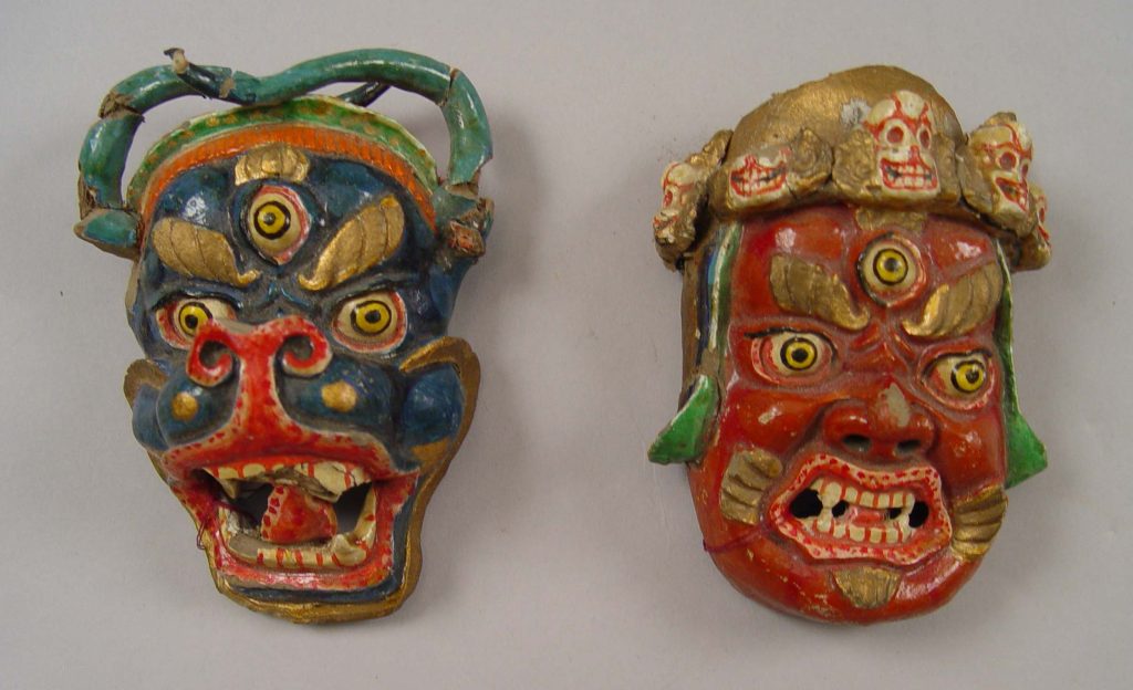 Miniature Clay Masks