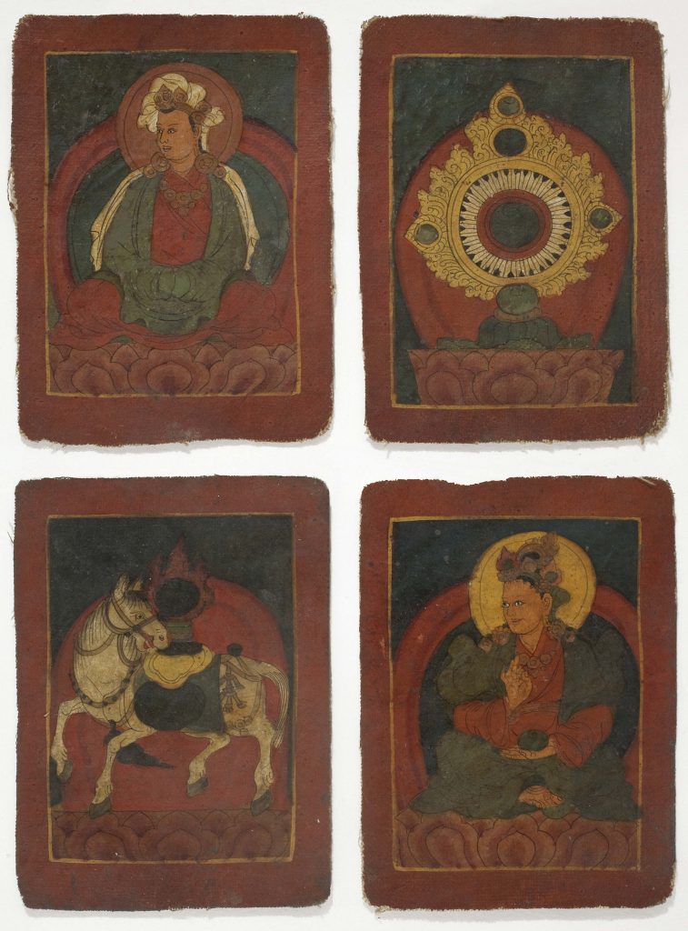 Four Initiation Paintings from the Seven Jewels of Royalty