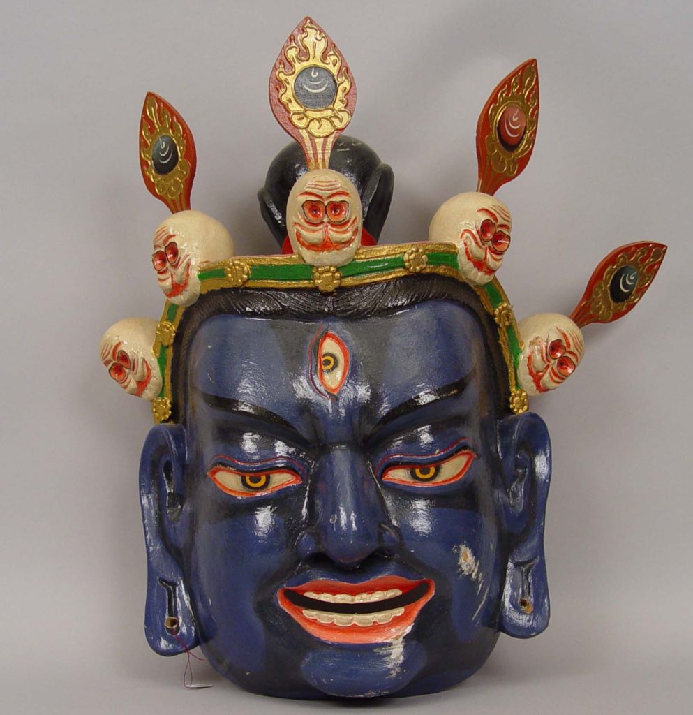 Mask (Blue Head with Three Eyes)