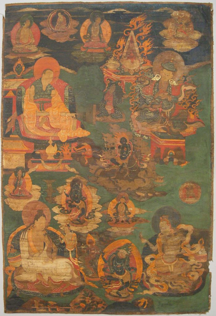 Monks with Mahasiddhas
